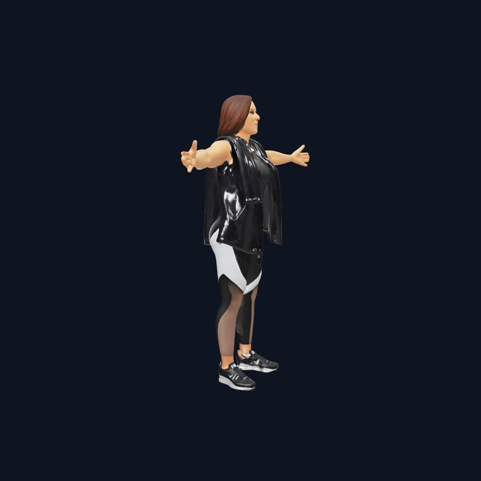Athletic Female Pose model pack